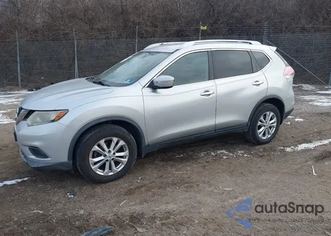 2015 Nissan Rogue Sv from USA, damaged, VIN KNMAT2MV1FP500956